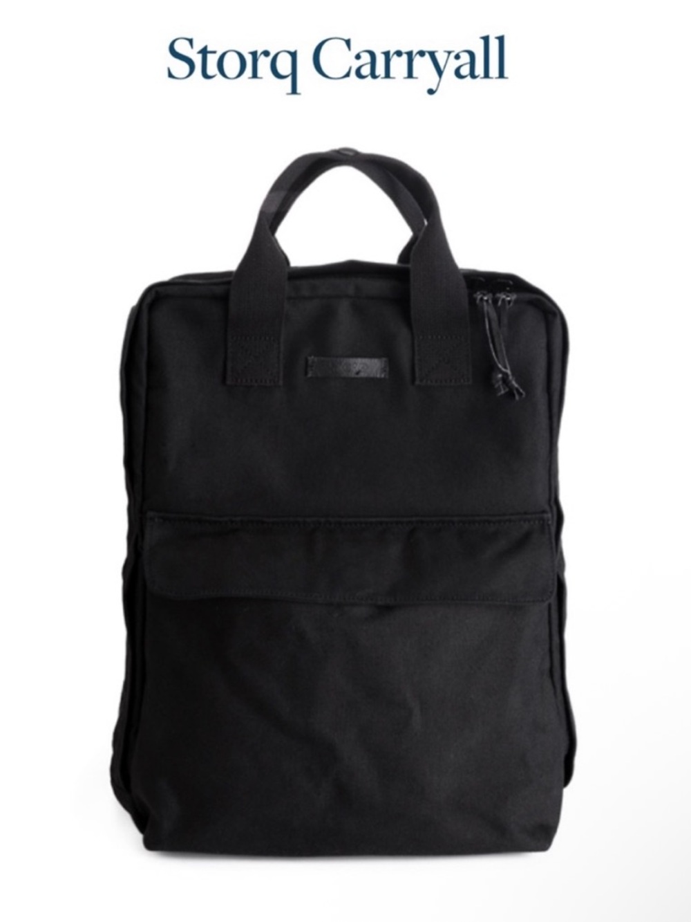 Storq Carryall Black Baby Bag Backpack